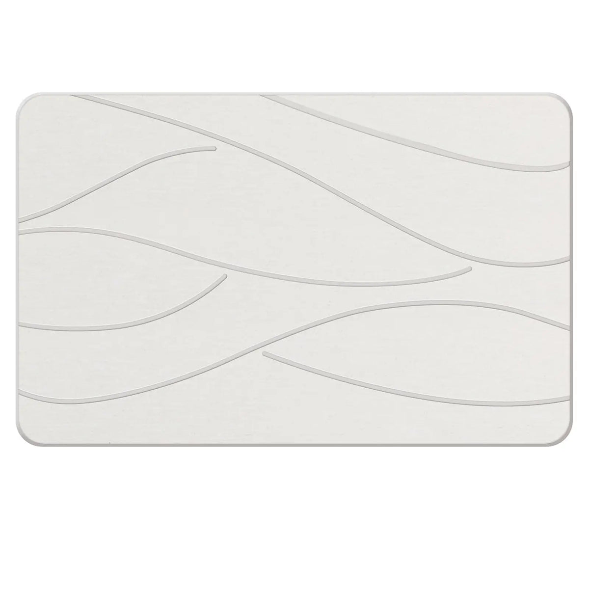 Rectangle Mineral Diatomite Bath Mat - 23.6"x15.4" Ultra Absorbent, Non-Slip, Quick Drying Bath Mat for Tub, Wetroom Bathrooms, Easy to Clean Home Decor Bathroom Accessory Home Essential