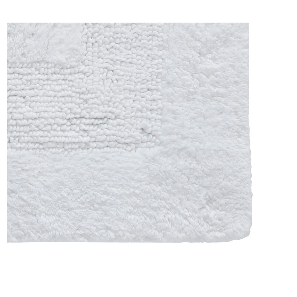 VCNY Home Jessica Bright White Ring Spun CottonBath Rug