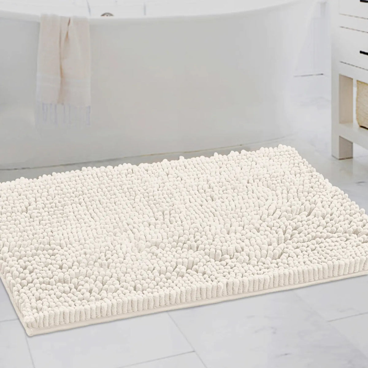 H.VERSAILTEX Bathroom Rugs Bath Mats for Bathroom Non Slip Luxury Chenille Bathroom Runner Rug Extra Soft and Absorbent Shaggy Rugs Washable Dry Fast Area Carpet Mats tiktokshopspringglowup Non Slip Microfiber Home Goods