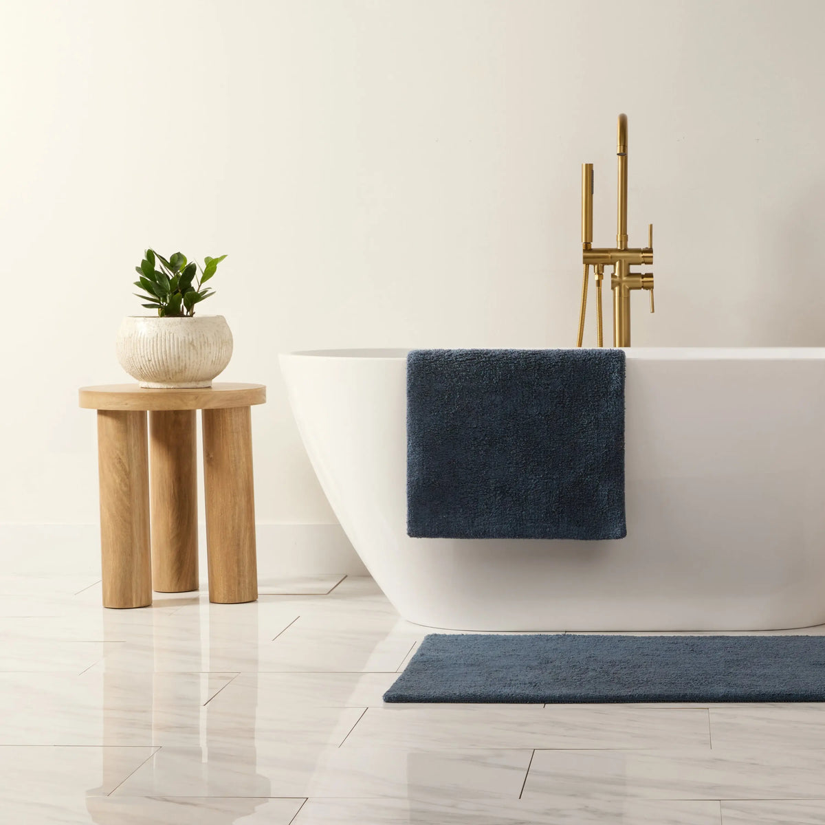 100% Cotton Reversible Bath Mat