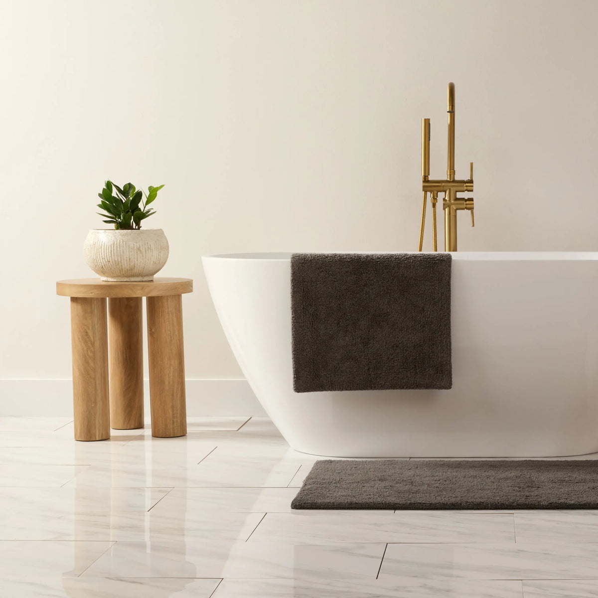 100% Cotton Reversible Bath Mat