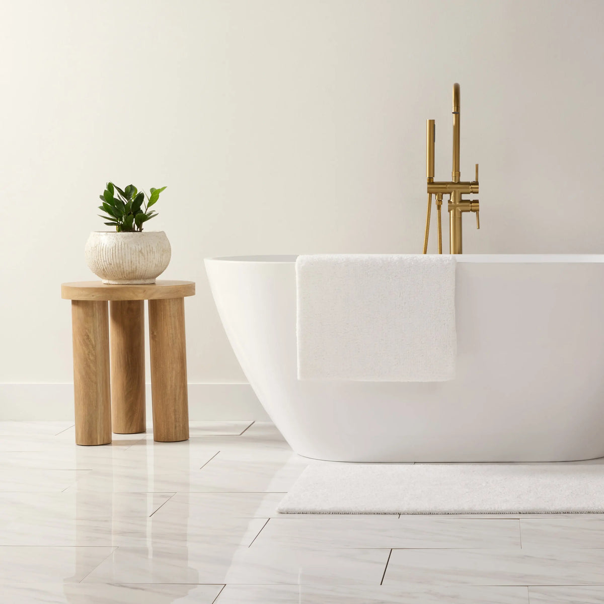 100% Cotton Reversible Bath Mat