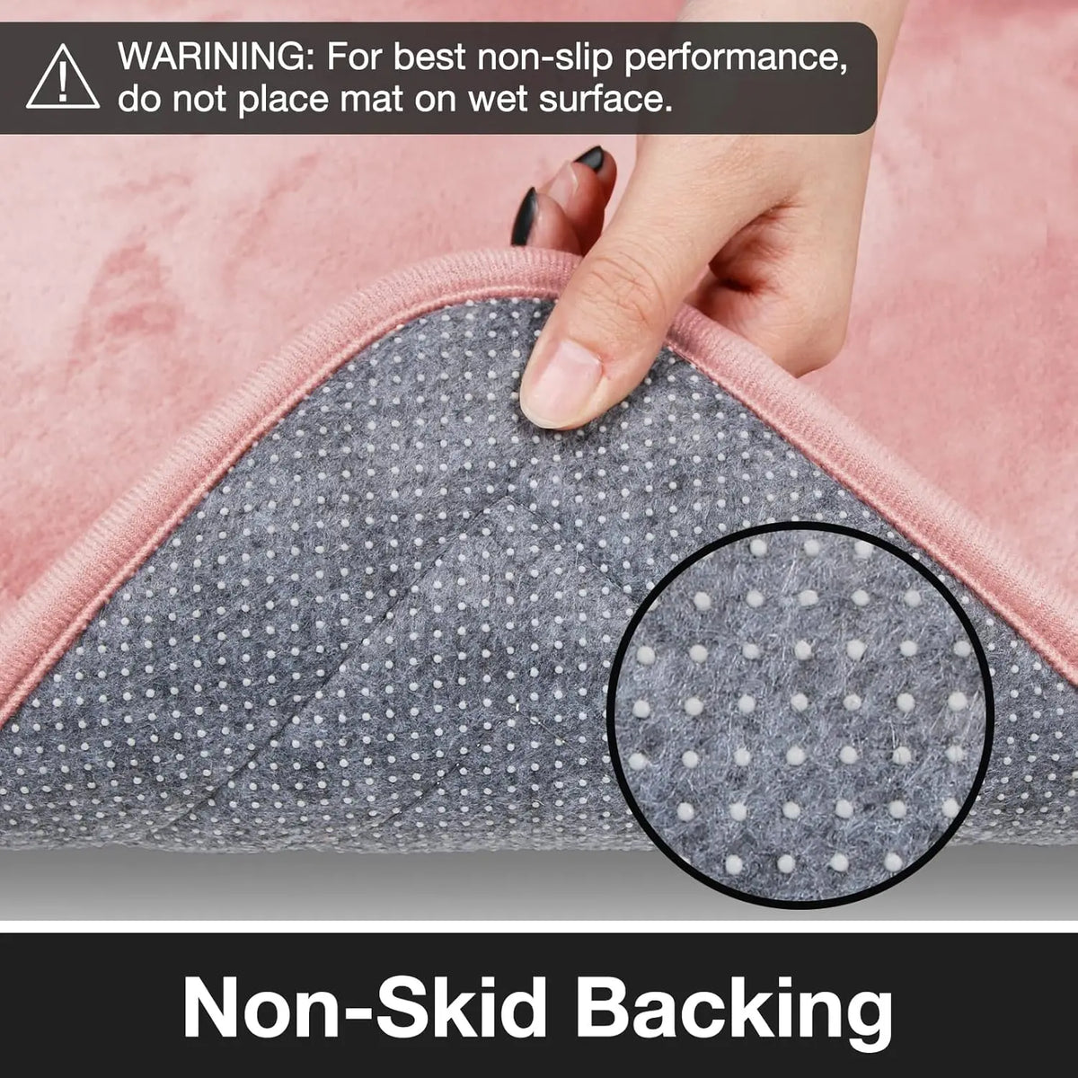 Toilet Rugs U Shaped Washable Non Slip Toilet Floor Mat Memory  Contour Bath Rugs for Bathroom