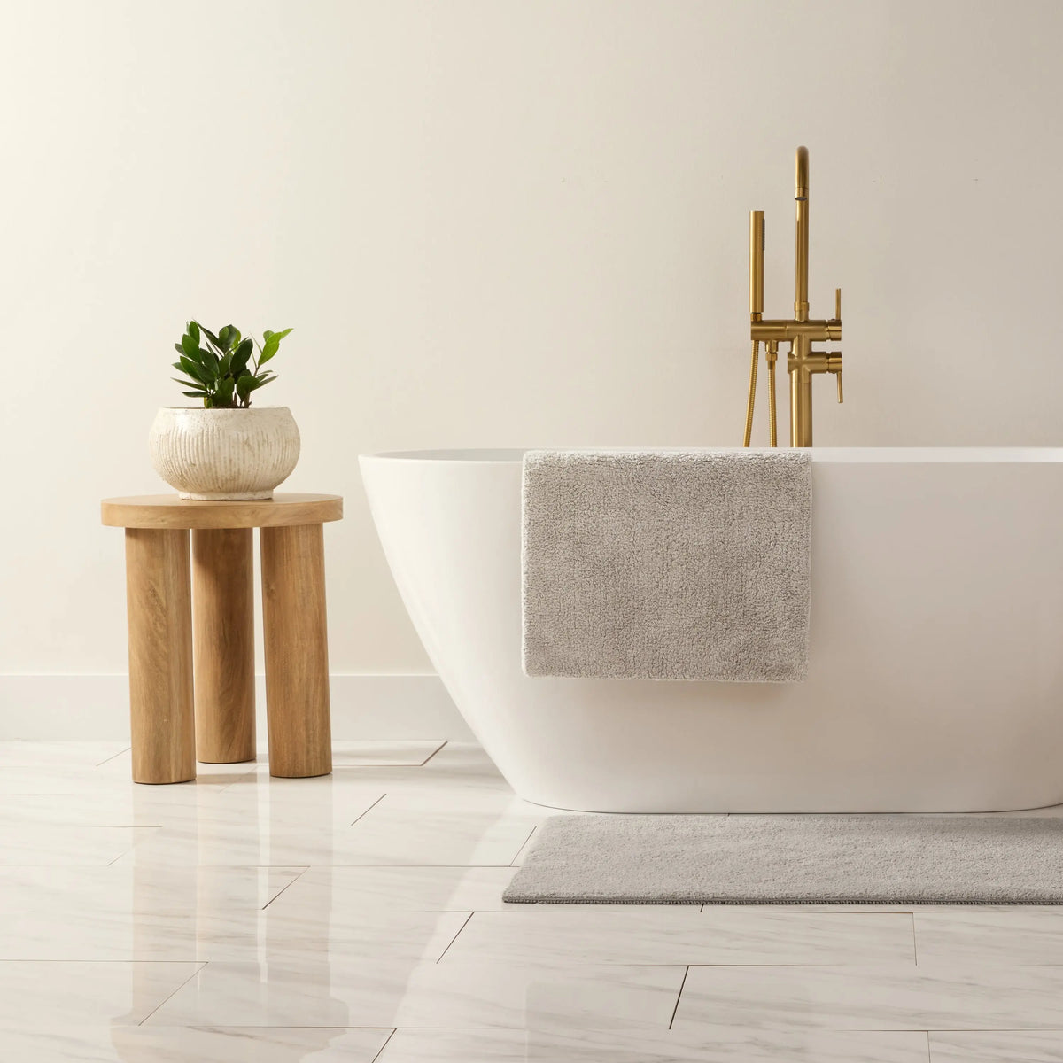 100% Cotton Reversible Bath Mat