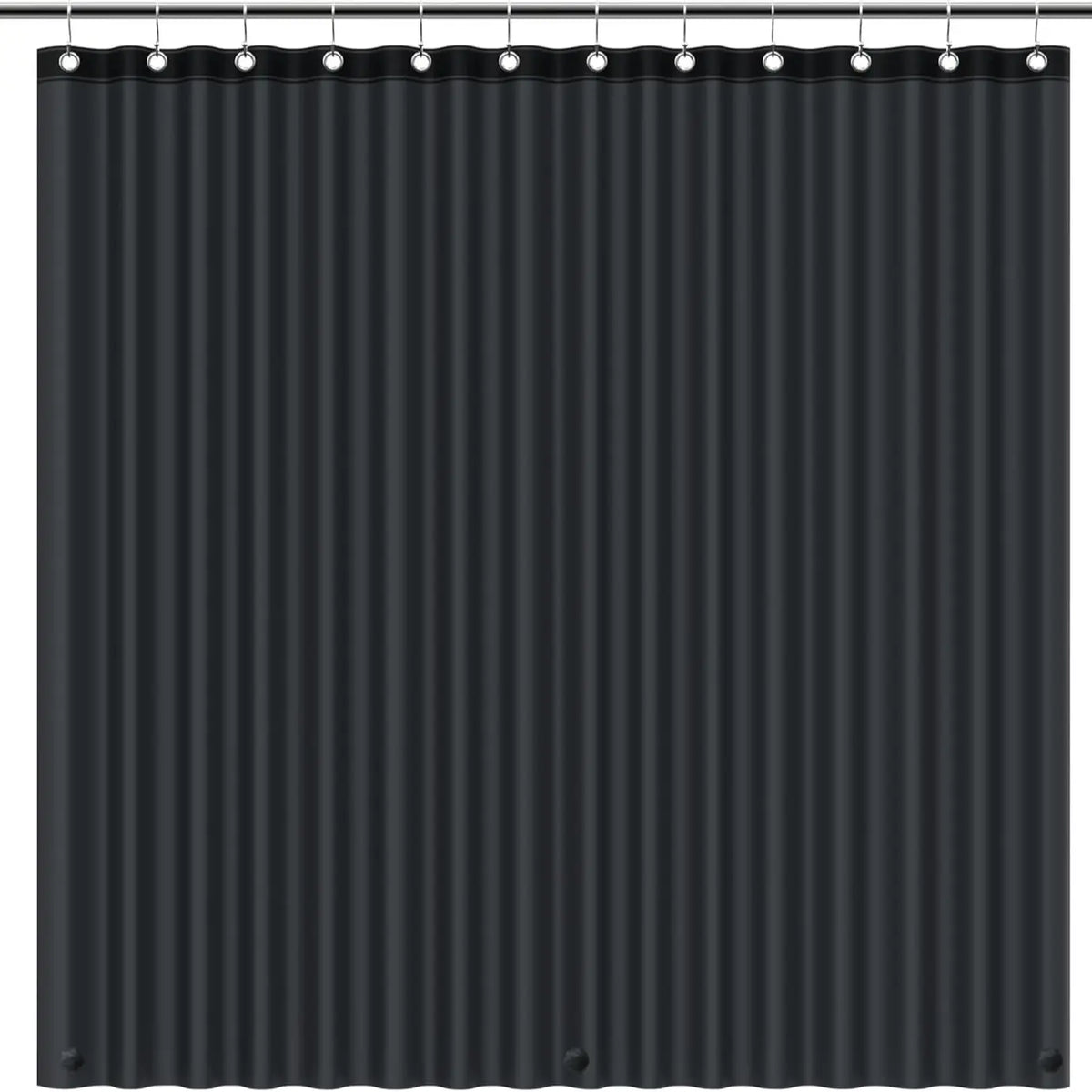 Sohochic PEVA Plastic Lightweight Waterproof Resistant Shower Curtain Liner, 72x72in No Chemical Smell, 12 Rust-Proof Metal Grommets for Straight Traditional Bathroom Installation, Easy-to-Hang Accessory for Bathrooms, Campers, Hotels, Hook