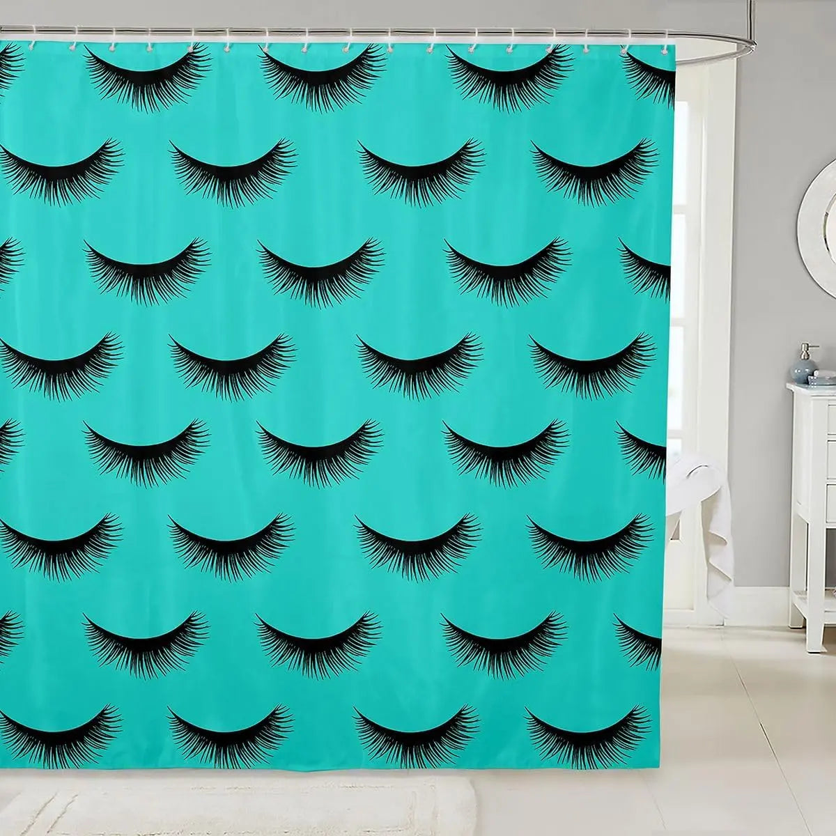 Feelyou Fun Bow Tie Bow Pink Cute Goose Shower Curtain, 1-Piece Waterproof Polyester Bathroom Accessory, for Gym, School Bathtub Stall, 72"x72" Home Bathroom Decor