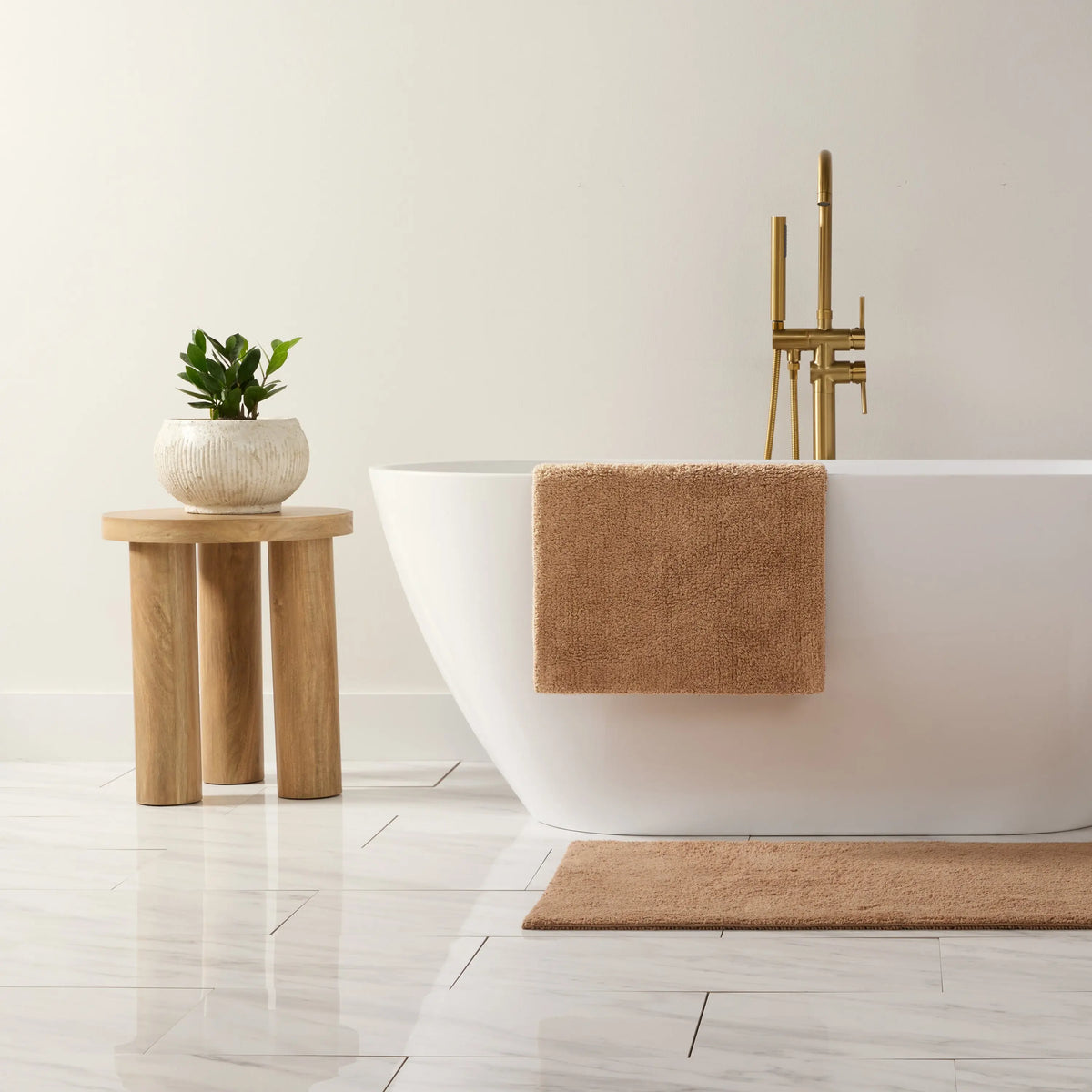 100% Cotton Reversible Bath Mat