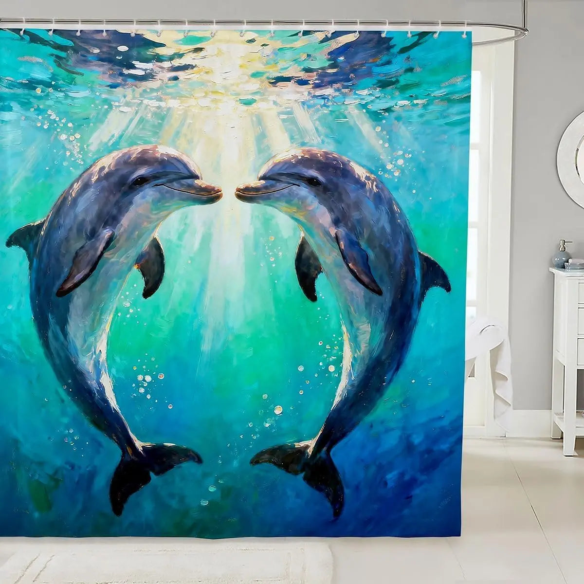Feelyou Fun Bow Tie Bow Pink Cute Goose Shower Curtain, 1-Piece Waterproof Polyester Bathroom Accessory, for Gym, School Bathtub Stall, 72"x72" Home Bathroom Decor