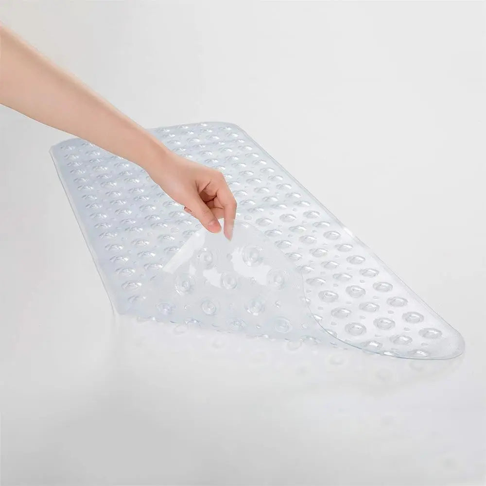 Bathtub & Shower Mat with Suction Cup Design, Non-slip Folding Bath Mat, Bathroom Accessories