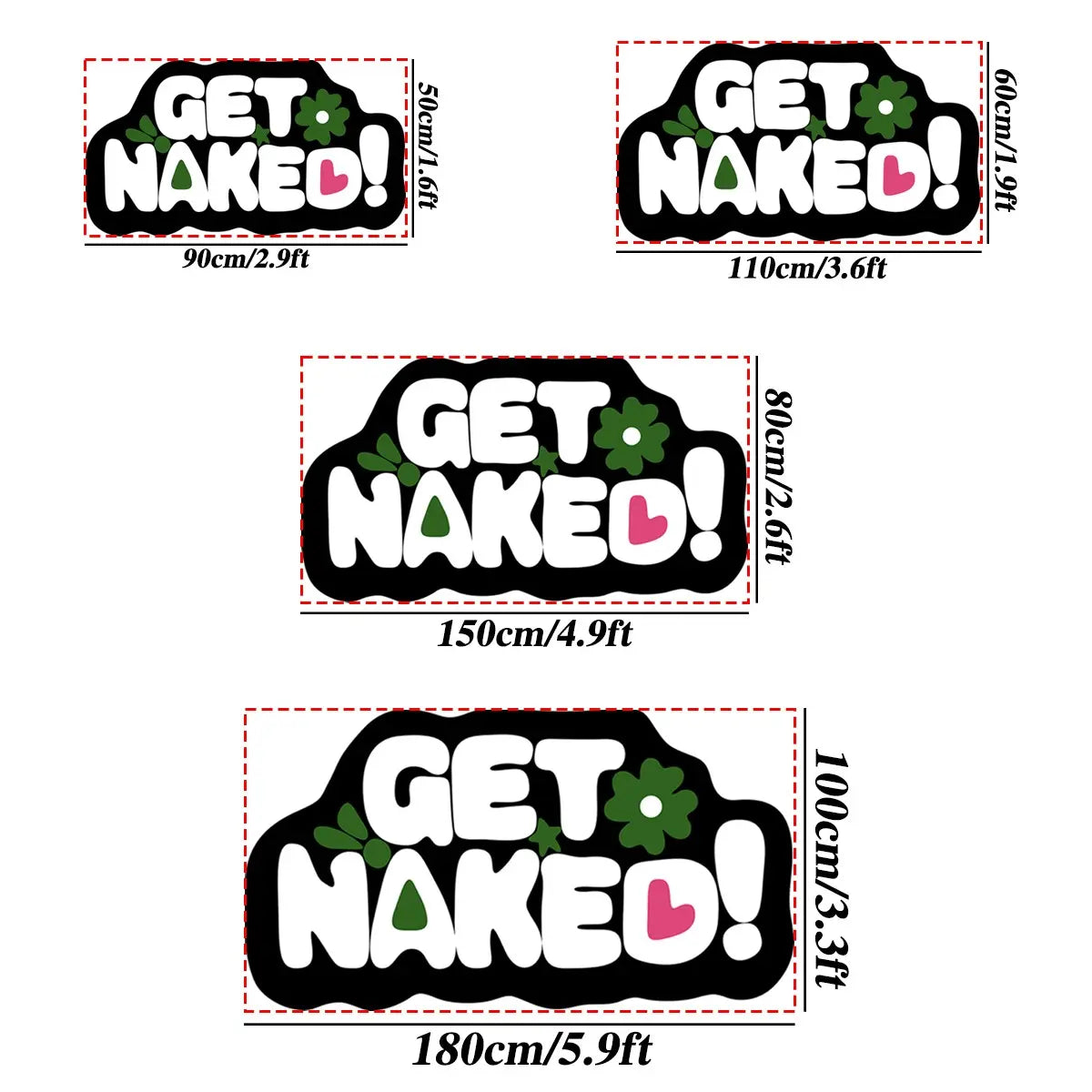 Get Naked Funny Bathroom Rug, Non-Slip Entry Mat, Soft Bath Mats, Nonslip Bathroom Rugs, Washable Bathroom Rugs, Soft Comfortable Washable Carpet, Home Decor for Bedroom Living Room, Gift Idea