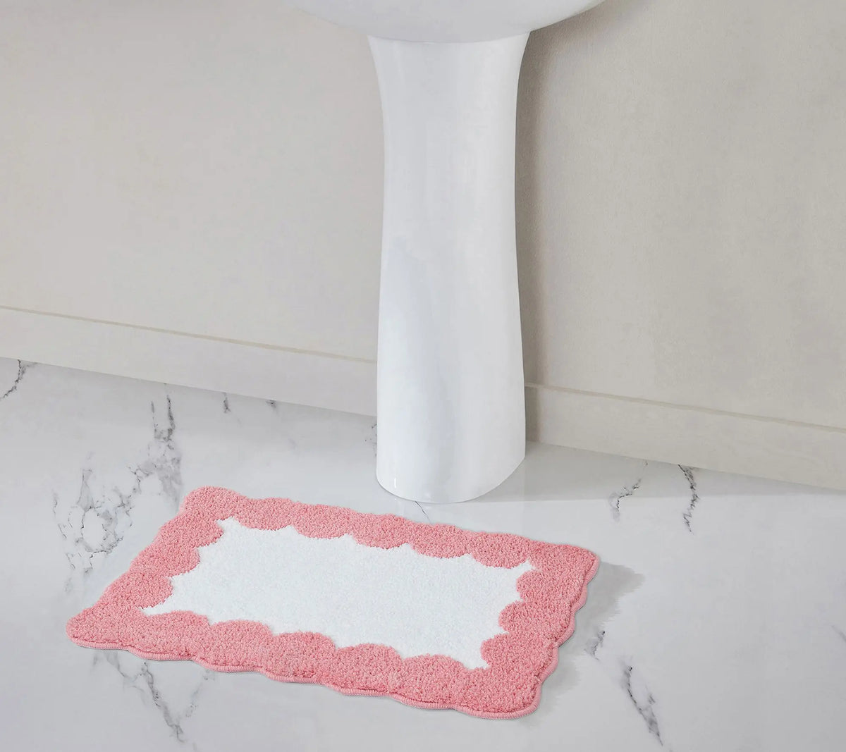 VCNY Home Dotted Edge Tufted Bath Rug,  18" x 27"