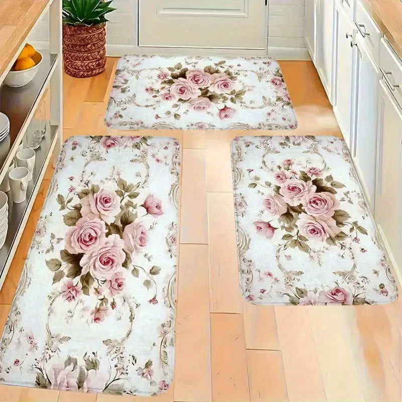 Witch Rose Mat Non Slip Halloween Doormat Machine Washable Flannel Indoor Outdoor Home Decor Ultra Comfortable quick drying bathroom mat indoor area non-slip shower mat