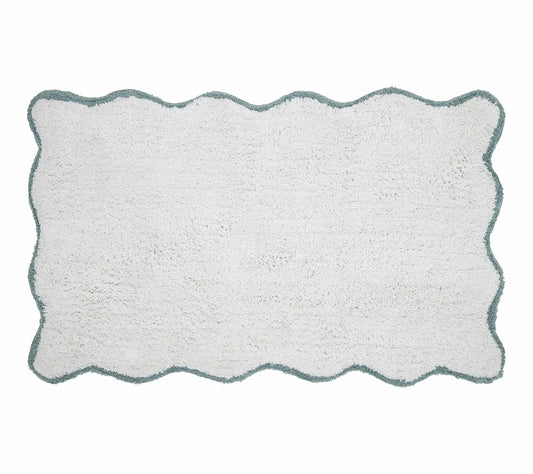 VCNY Home Scallop Cotton Bath Rug, 21" x 34"