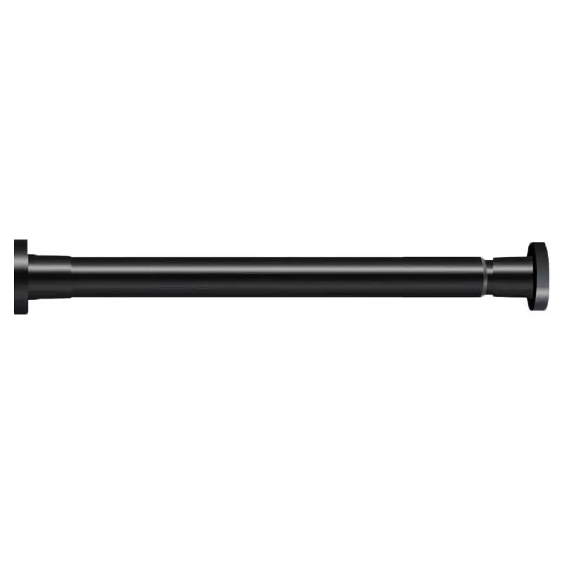 Wall-Mounted Extendable Rod, No-Drill Clothes Rack, Curtain Holder, Stainless Steel Bath Curtain Rod, Closet Support Pole, Adjustable Pole