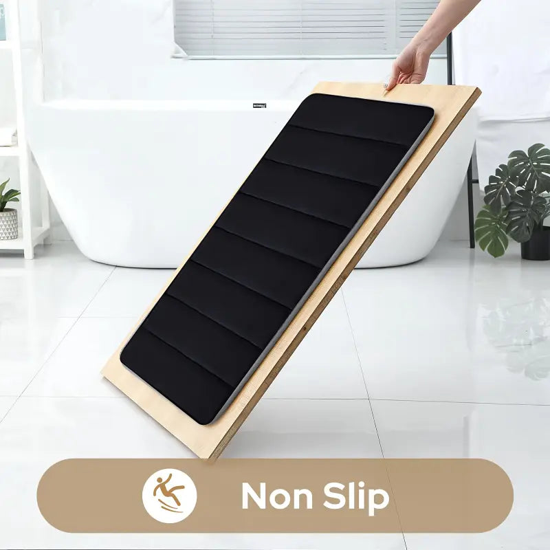 Memory Foam Bath Mat Set, Bathroom Rugs For 3pcs/ 4pcs, Toilet Mats, Soft Comfortable Memory Foam Bath Mat, Water Absorption, Non-slip Bathroom Mat Set, Thick Bathroom Rug Set, Machine Washable, Easier To Dry For Floor Mats