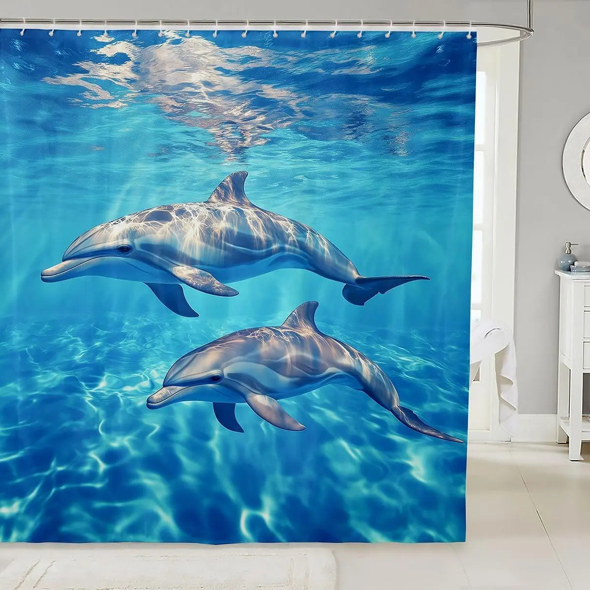 Feelyou Fun Bow Tie Bow Pink Cute Goose Shower Curtain, 1-Piece Waterproof Polyester Bathroom Accessory, for Gym, School Bathtub Stall, 72"x72" Home Bathroom Decor