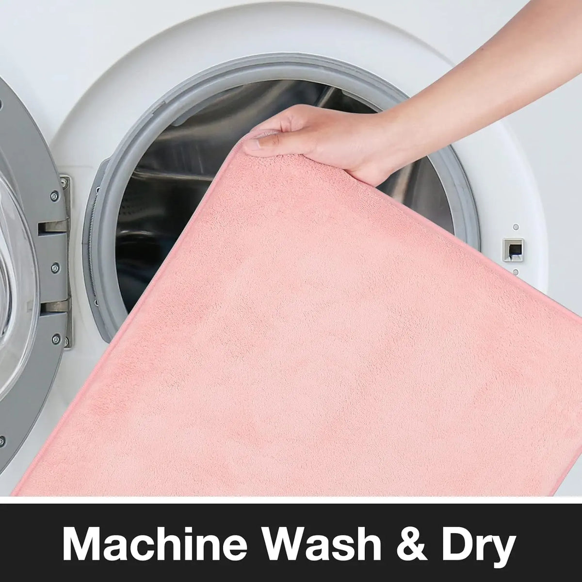 Toilet Rugs U Shaped Washable Non Slip Toilet Floor Mat Memory  Contour Bath Rugs for Bathroom